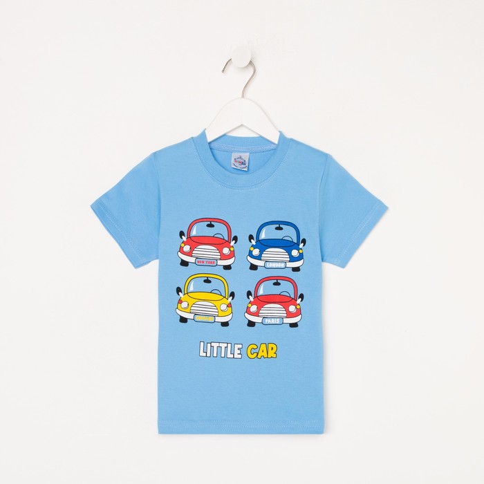 Футболка для мальчика, цвет голубой, рост 104 см
Футболка для мальчика, цвет голубой, рост 104 см