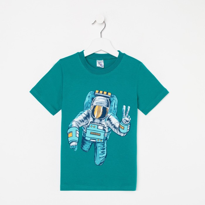 Футболка для мальчика, цвет изумрудный, рост 116 см
Футболка для мальчика, цвет изумрудный, рост 116 см