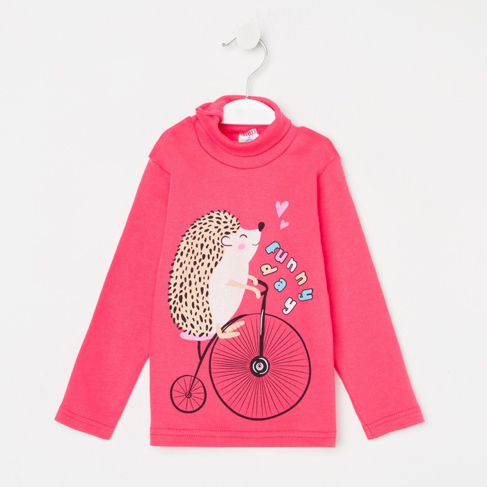 Водолазка для девочки, цвет малиновый, рост 104 см
Водолазка для девочки, цвет малиновый, рост 104 см