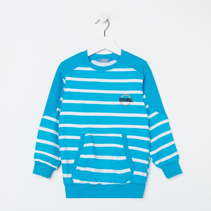 Свитшот для мальчика, цвет бирюзовый, рост 116 см
Свитшот для мальчика, цвет бирюзовый, рост 116 см