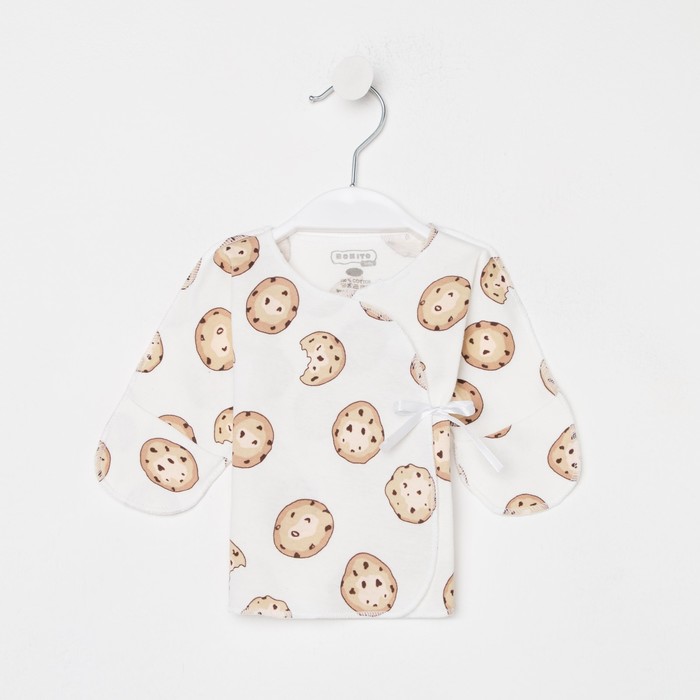 Распашонка, цвет белый/печенье, рост 56 см
Распашонка, цвет белый/печенье, рост 56 см