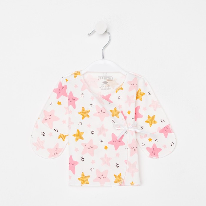 Распашонка, цвет белый/звёздочки, рост 56 см
Распашонка, цвет белый/звёздочки, рост 56 см