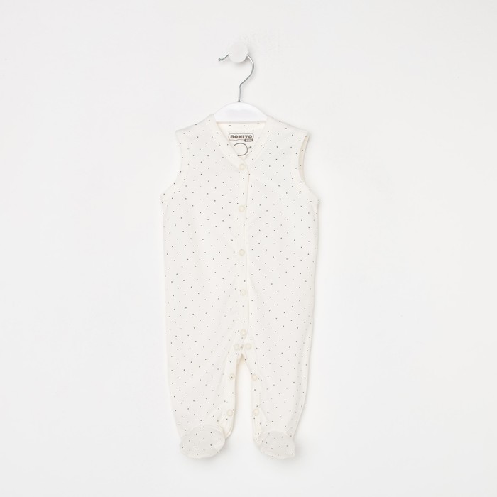 Полукомбинезон детский, цвет молочный/горошек, рост 68 см
Полукомбинезон детский, цвет молочный/горошек, рост 68 см