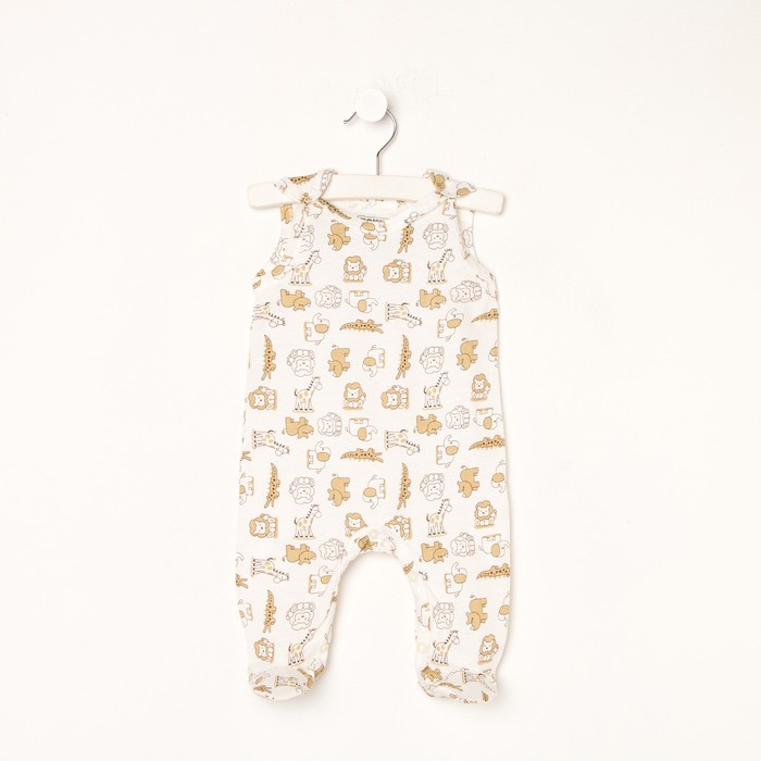 Полукомбинезон детский, цвет молочный/животные, рост 74 см
Полукомбинезон детский, цвет молочный/животные, рост 74 см