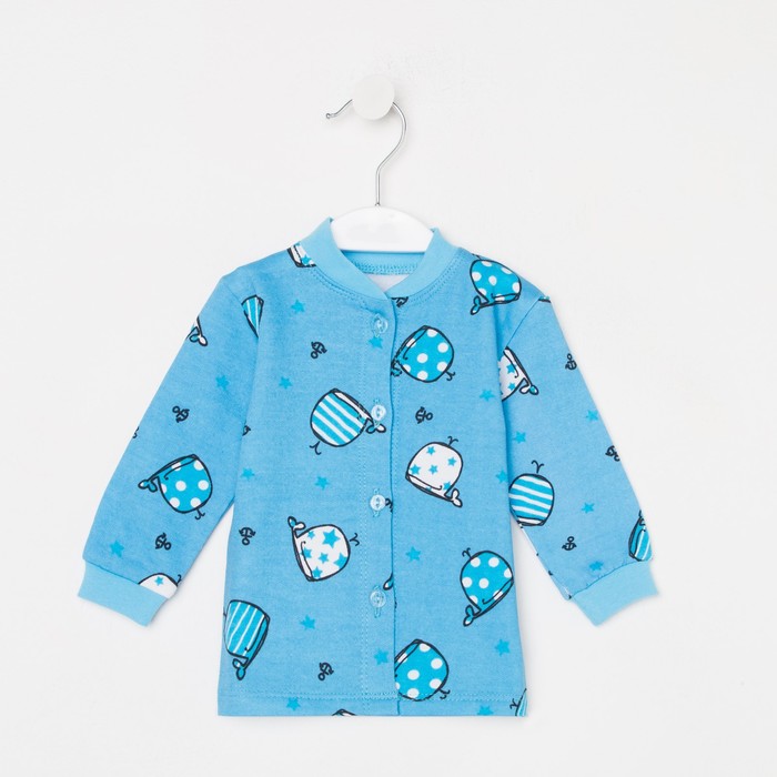 Кофточка для мальчика, цвет голубой, рост 74 см
Кофточка для мальчика, цвет голубой, рост 74 см