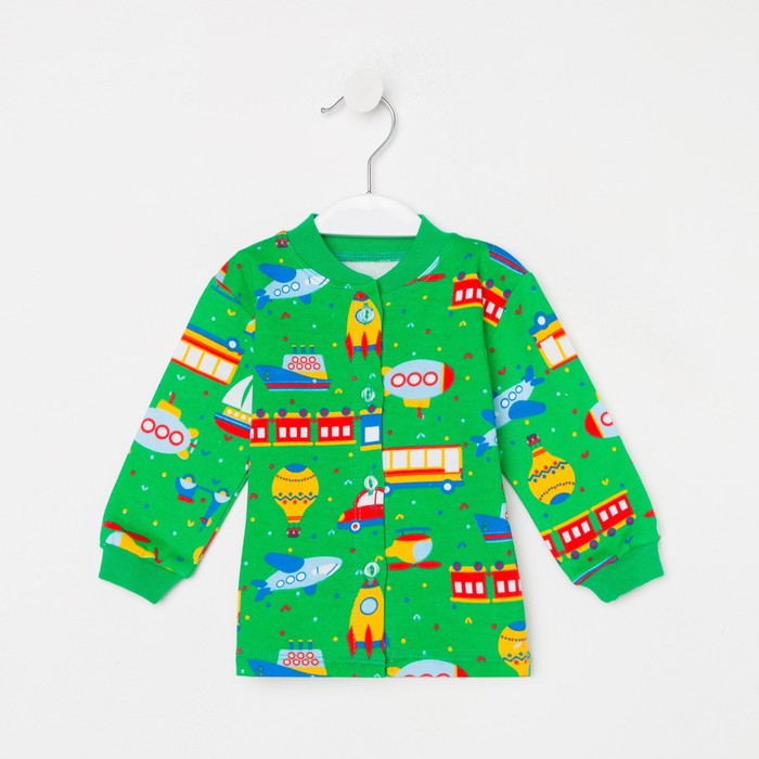 Кофточка для мальчика, цвет зелёный, рост 74 см
Кофточка для мальчика, цвет зелёный, рост 74 см