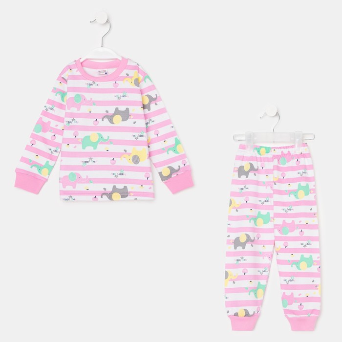 Пижама для девочки НАЧЁС, цвет белый/полоска, рост 104 см
Пижама для девочки НАЧЁС, цвет белый/полоска, рост 104 см