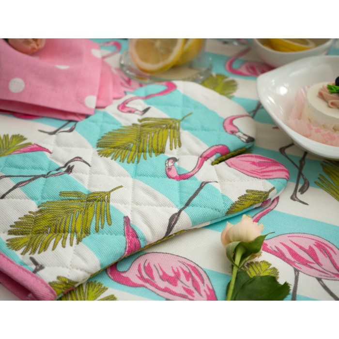 Варежка-прихватка Flamingo, размер 18х30 см, цвет розовый
Варежка-прихватка Flamingo, размер 18х30 см, цвет розовый