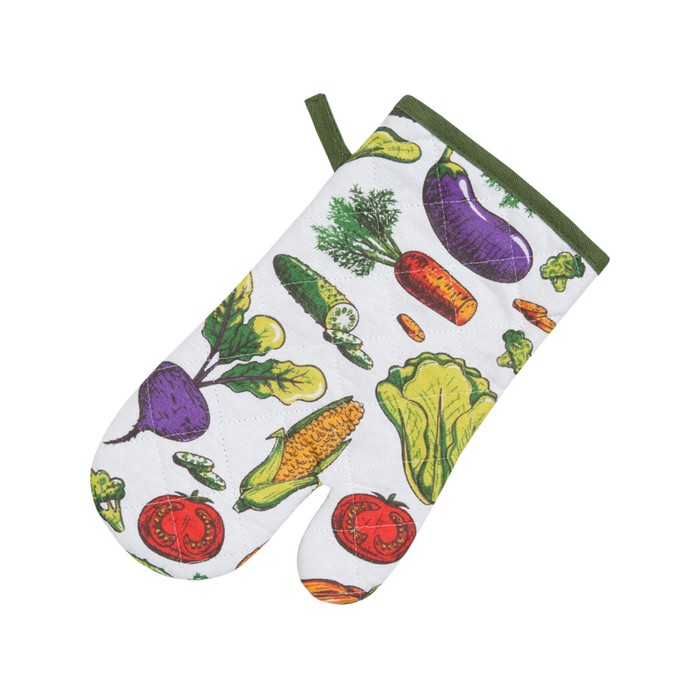 Варежка-прихватка Harvest, размер 18х30 см, цвет зеленый
Варежка-прихватка Harvest, размер 18х30 см, цвет зеленый