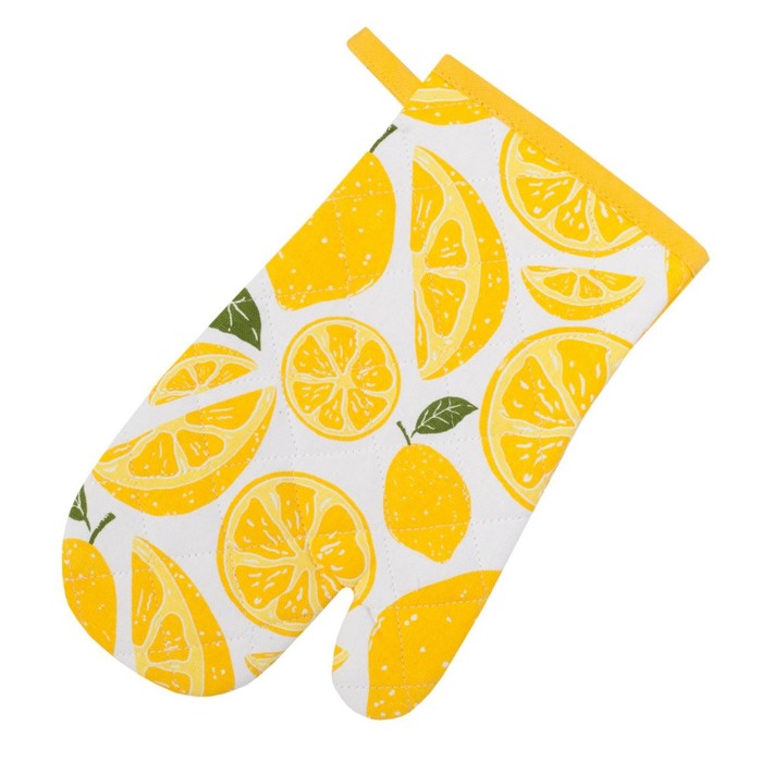 Варежка-прихватка Lemon, размер 18х30 см, цвет желтый
Варежка-прихватка Lemon, размер 18х30 см, цвет желтый