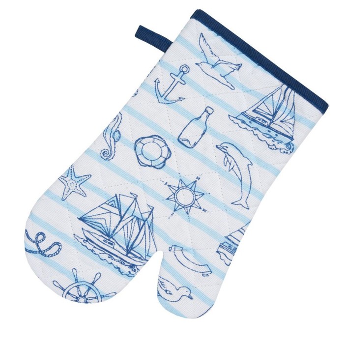 Варежка-прихватка Sea breeze, размер 18х30 см, цвет синий
Варежка-прихватка Sea breeze, размер 18х30 см, цвет синий