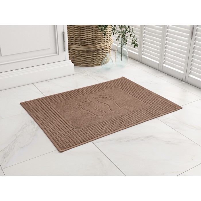 Полотенце для ног Cocoa, размер 50х70 см, цвет коричневый
Полотенце для ног Cocoa, размер 50х70 см, цвет коричневый