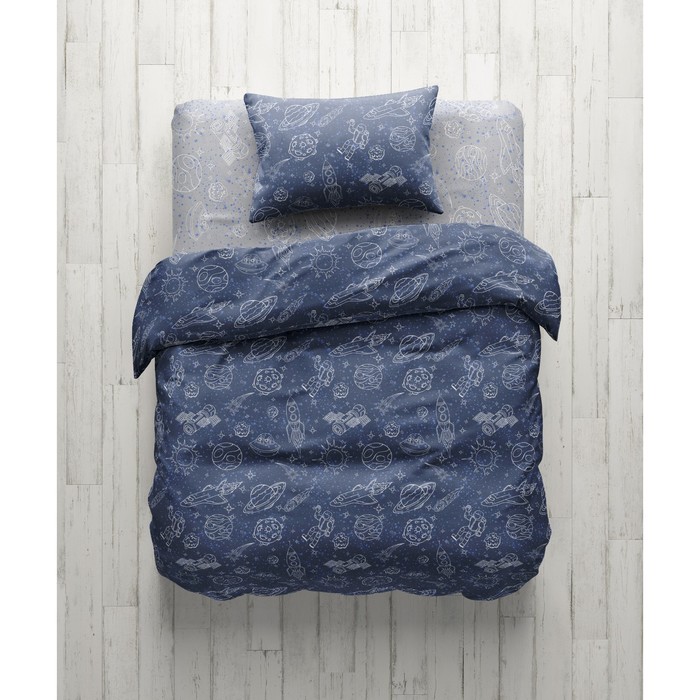 Набор наволочек на молнии Astronaut, размер 50х70 см. - 2 шт, цвет синий
Набор наволочек на молнии Astronaut, размер 50х70 см. - 2 шт, цвет синий