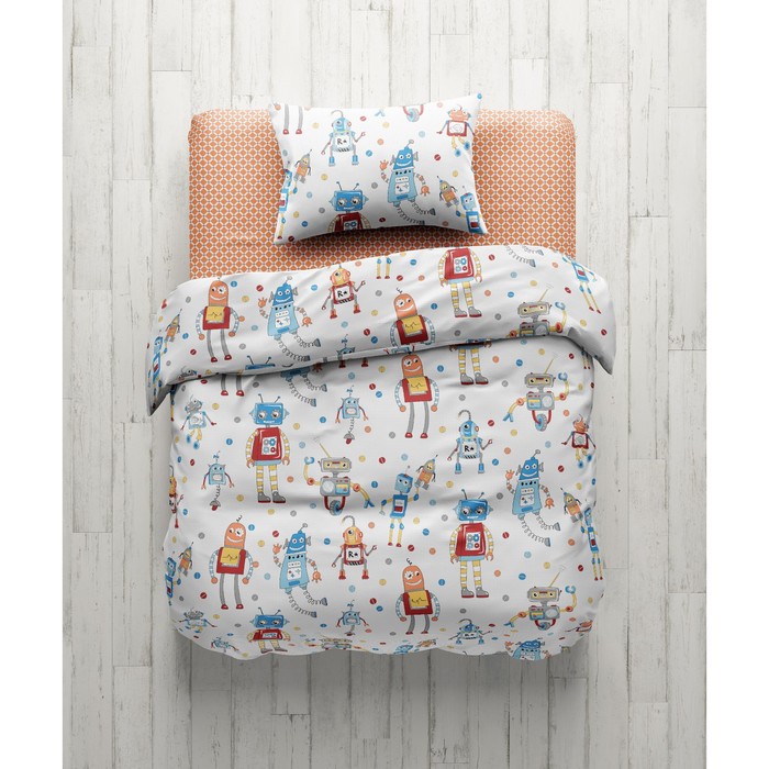Набор наволочек на молнии Robots, размер 50х70 см. - 2 шт, цвет мультиколор 
Набор наволочек на молнии Robots, размер 50х70 см. - 2 шт, цвет мультиколор
