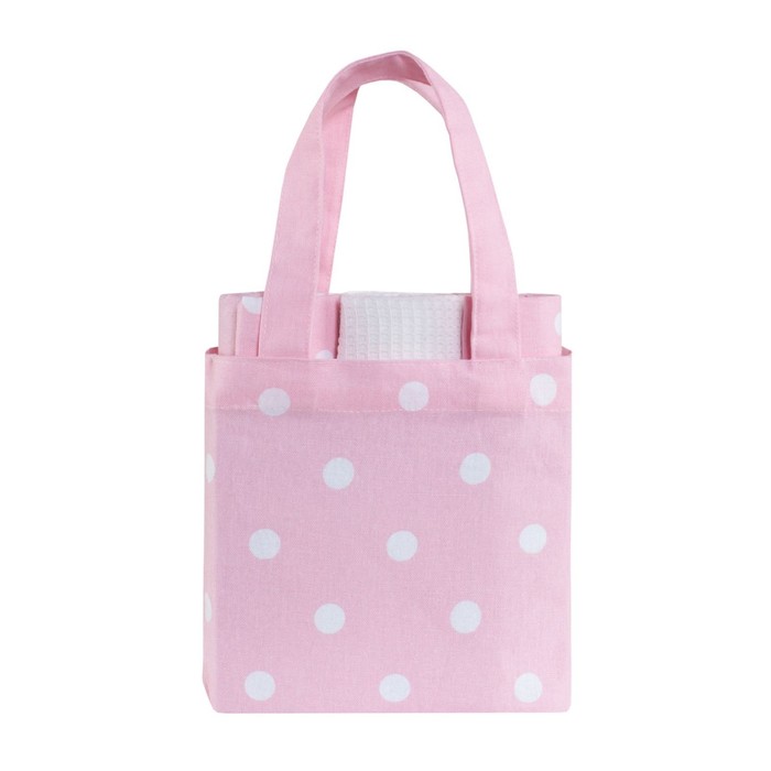 Набор полотенец в сумке Pink polka dot, размер 45х70 см. - 3 шт, цвет розовый
Набор полотенец в сумке Pink polka dot, размер 45х70 см. - 3 шт, цвет розовый