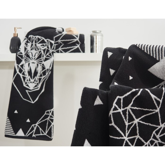 Набор махровых полотенец Cat, размер 50х90 см, 70х140 см, цвет чёрный
Набор махровых полотенец Cat, размер 50х90 см, 70х140 см, цвет чёрный