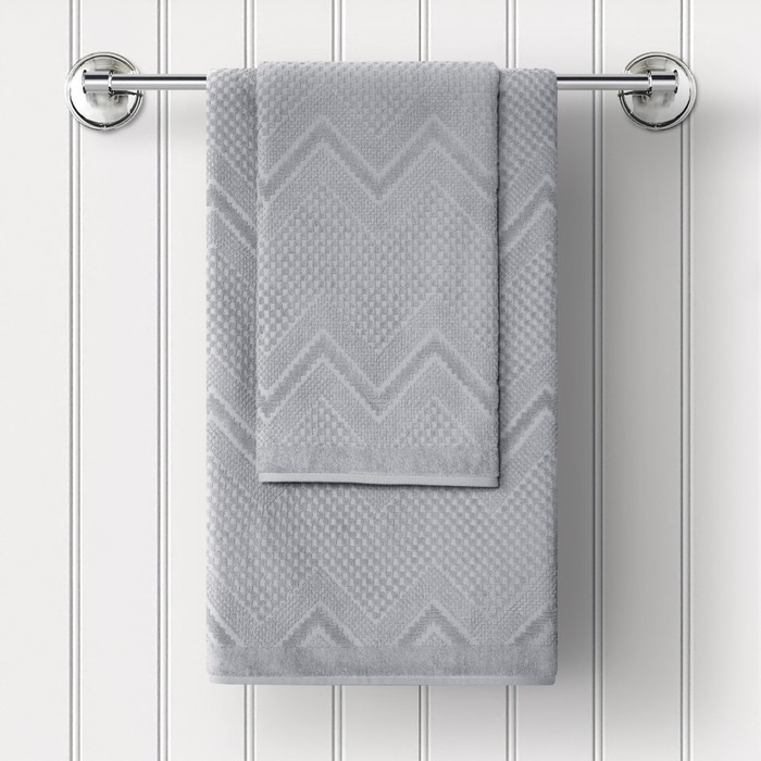 Набор махровых полотенец Haze, размер 50х90 см, 70х130 см, цвет серый
Набор махровых полотенец Haze, размер 50х90 см, 70х130 см, цвет серый