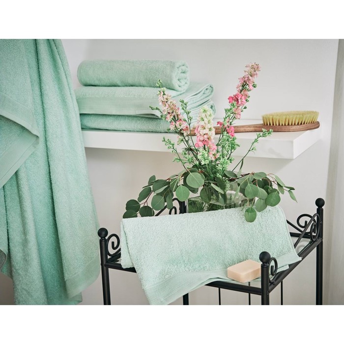 Набор махровых полотенец Menthol, размер 30х50 см, 50х100 см, цвет мята
Набор махровых полотенец Menthol, размер 30х50 см, 50х100 см, цвет мята