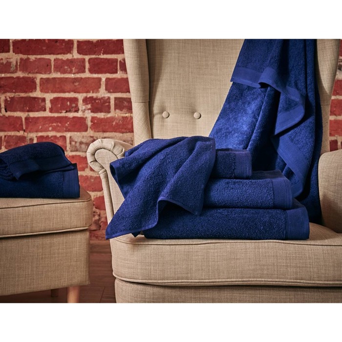 Набор махровых полотенец Navy blue, размер 30х50 см, 50х100 см, цвет синий 
Набор махровых полотенец Navy blue, размер 30х50 см, 50х100 см, цвет синий