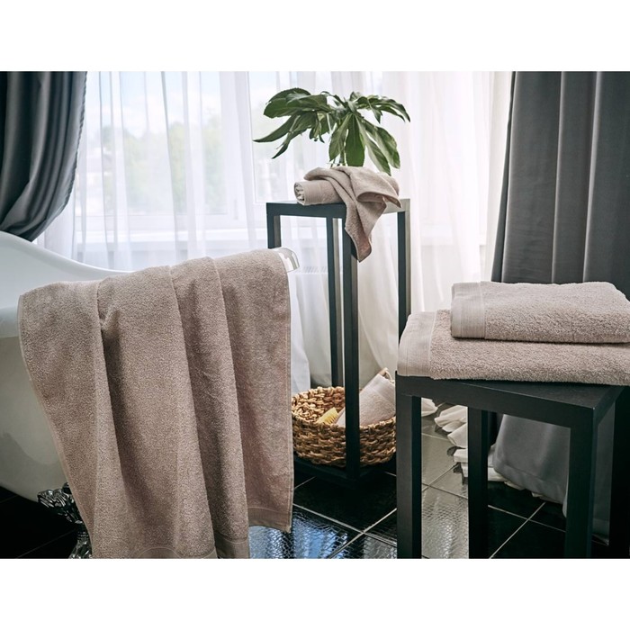Набор махровых полотенец Souffle, размер 30х50 см, 50х100 см, цвет бежевый
Набор махровых полотенец Souffle, размер 30х50 см, 50х100 см, цвет бежевый