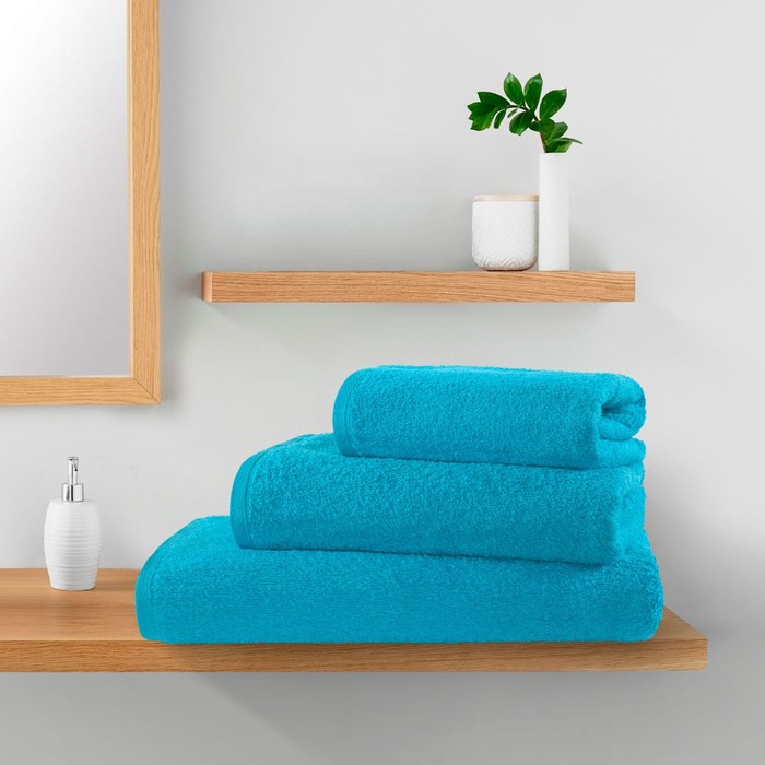 Набор махровых полотенец Turquoise, размер 40х70 см, 50х90 см, 70х140 см, цвет зеленый
Набор махровых полотенец Turquoise, размер 40х70 см, 50х90 см, 70х140 см, цвет зеленый