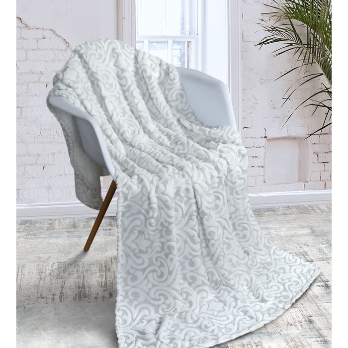 Плед Baroque, размер 200х220 см, цвет серый
Плед Baroque, размер 200х220 см, цвет серый