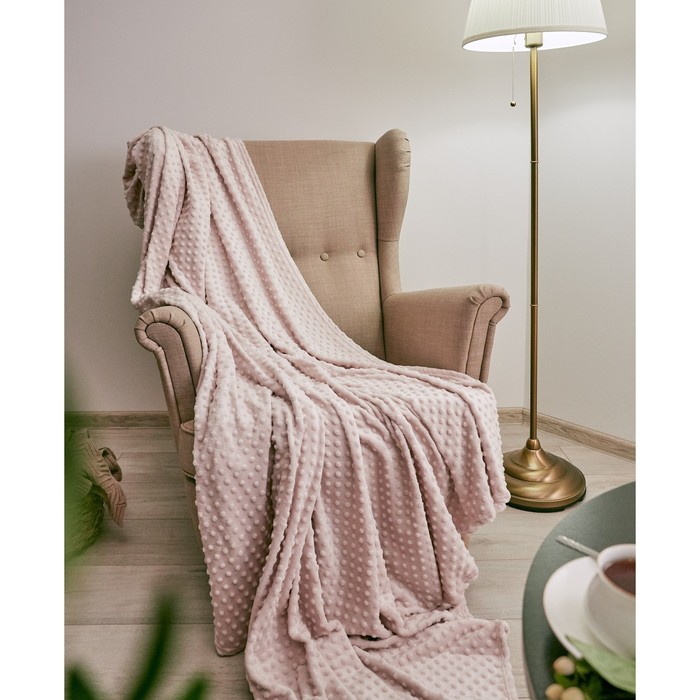 Плед Bubbles latte, размер 180х200 см, цвет розовый
Плед Bubbles latte, размер 180х200 см, цвет розовый