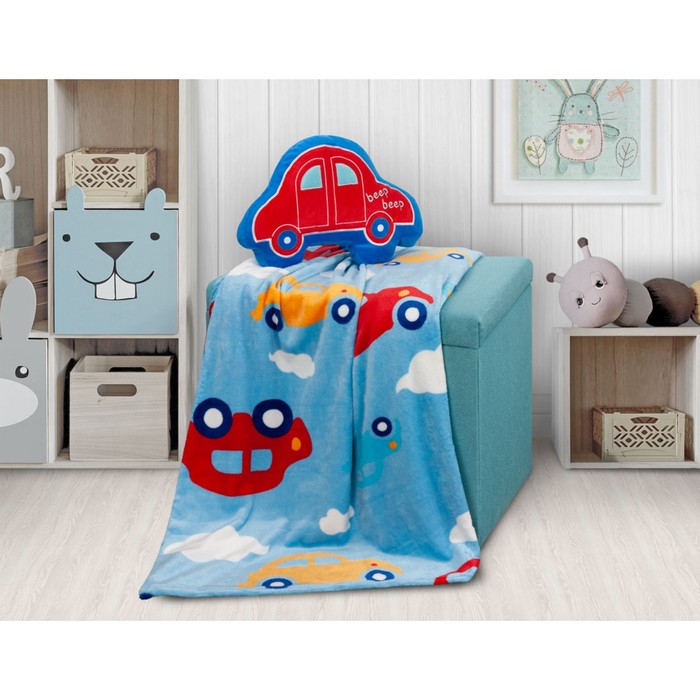 Плед Cars, размер 100х150 см, цвет голубой
Плед Cars, размер 100х150 см, цвет голубой