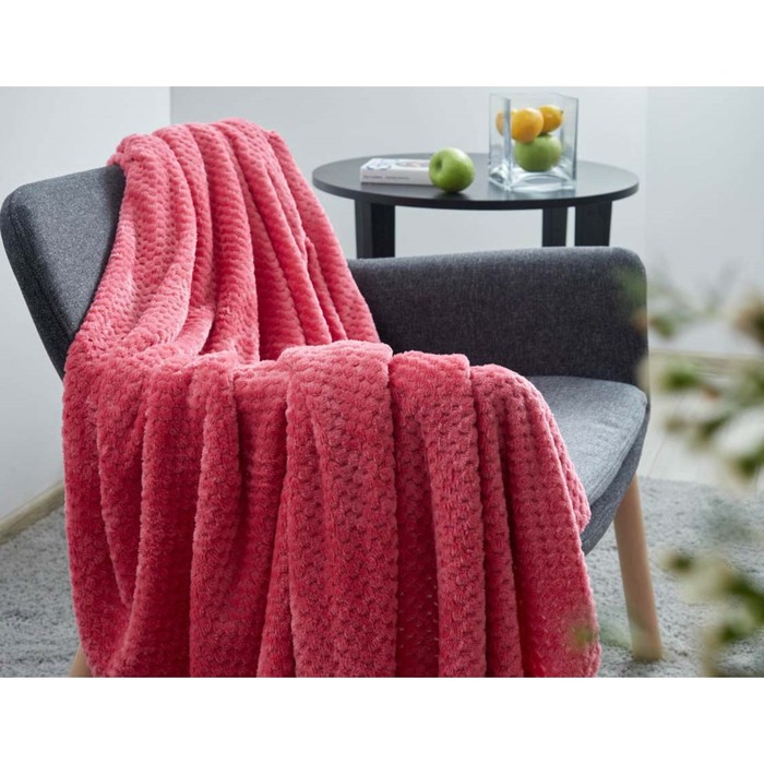 Плед Claret, размер 180х200 см, цвет розовый
Плед Claret, размер 180х200 см, цвет розовый