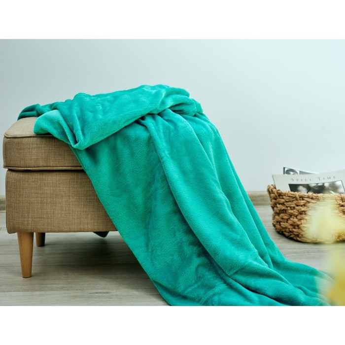 Плед Columbia, размер 150х200 см, цвет зеленый 
Плед Columbia, размер 150х200 см, цвет зеленый