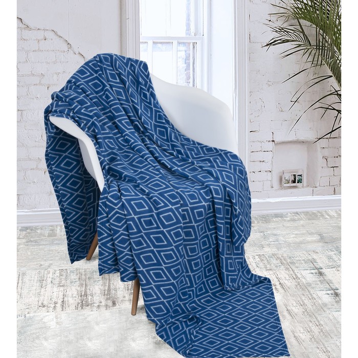 Плед Diamant, размер 130х150 см, цвет синий
Плед Diamant, размер 130х150 см, цвет синий