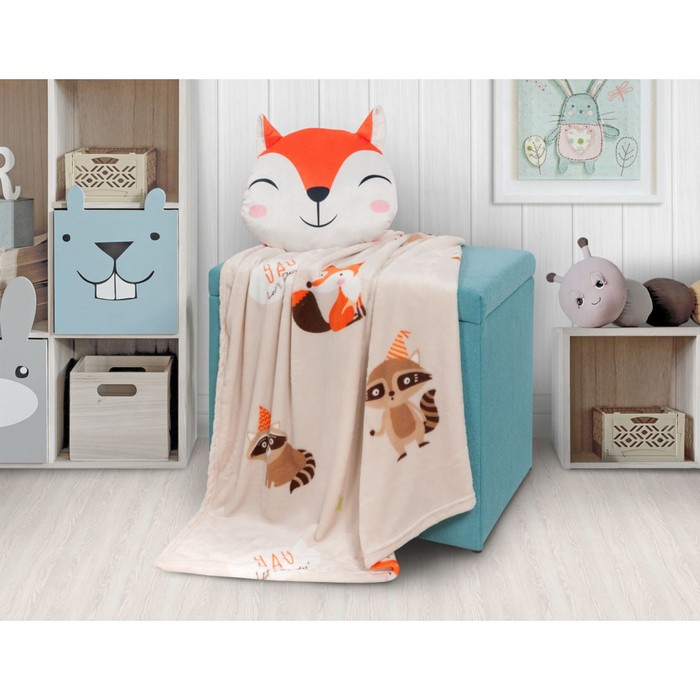 Плед Forest friends, размер 100х150 см, цвет розовый
Плед Forest friends, размер 100х150 см, цвет розовый