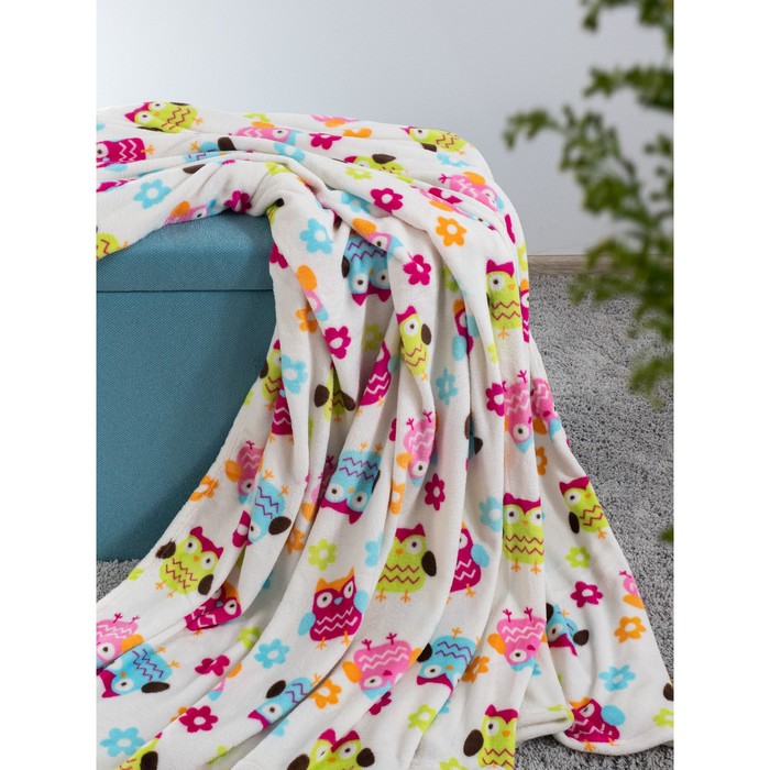 Плед Funny owls, размер 100х150 см, цвет розовый
Плед Funny owls, размер 100х150 см, цвет розовый