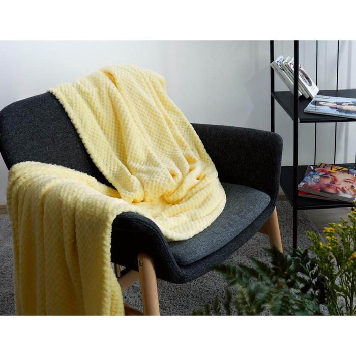 Плед Mimosa, размер 100х150 см, цвет желтый
Плед Mimosa, размер 100х150 см, цвет желтый