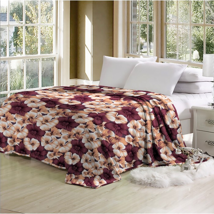 Плед Petunia, размер 180х200 см, цвет коричневый
Плед Petunia, размер 180х200 см, цвет коричневый