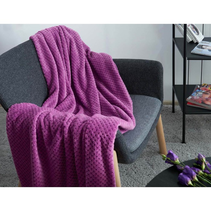 Плед Zircon, размер 200х200 см, цвет фиолетовый
Плед Zircon, размер 200х200 см, цвет фиолетовый