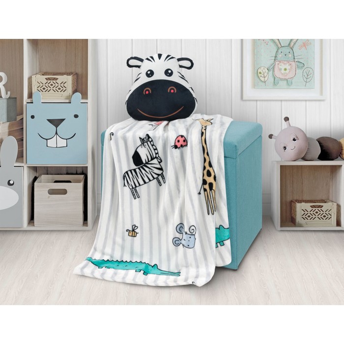 Плед Zoo, размер 150х200 см, цвет белый
Плед Zoo, размер 150х200 см, цвет белый