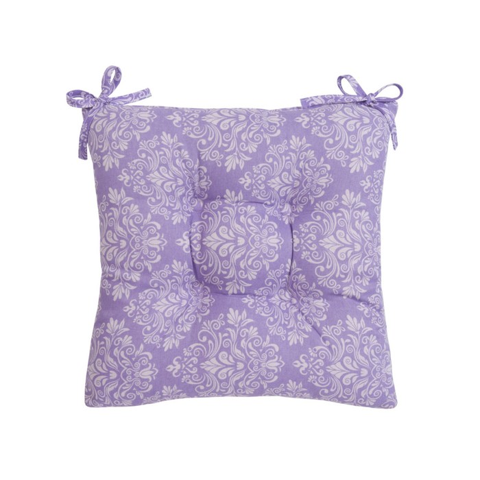 Подушка на стул Arabesque, размер 40х40 см, цвет фиолетовый
Подушка на стул Arabesque, размер 40х40 см, цвет фиолетовый