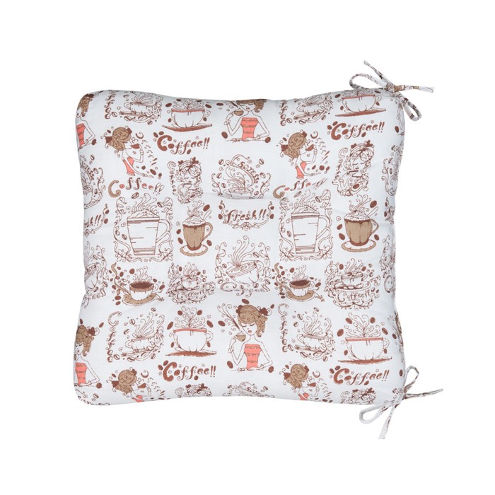 Подушка на стул Dolce vita, размер 40х40 см, цвет бежевый
Подушка на стул Dolce vita, размер 40х40 см, цвет бежевый