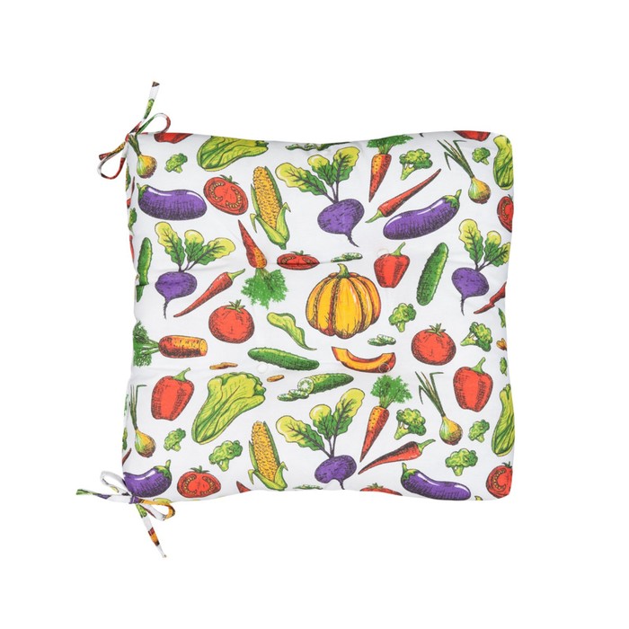 Подушка на стул Harvest, размер 40х40 см, цвет зеленый
Подушка на стул Harvest, размер 40х40 см, цвет зеленый