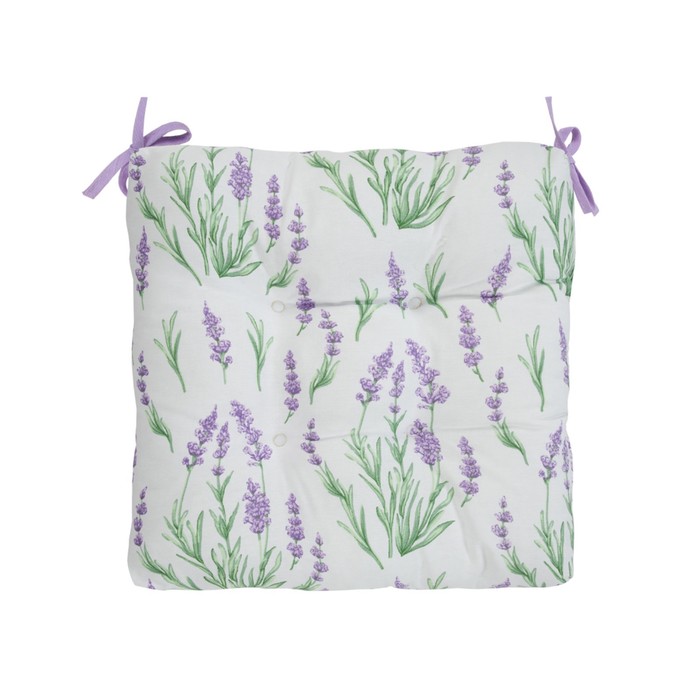 Подушка на стул Lavender, размер 40х40 см, цвет фиолетовый
Подушка на стул Lavender, размер 40х40 см, цвет фиолетовый
