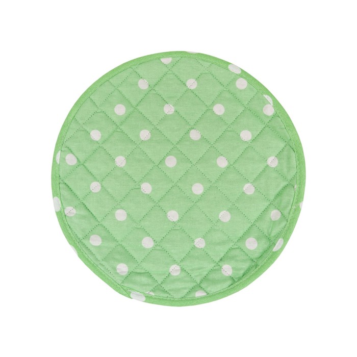 Подушка на табурет Green polka dot, размер d=34 см, цвет зеленый
Подушка на табурет Green polka dot, размер d=34 см, цвет зеленый