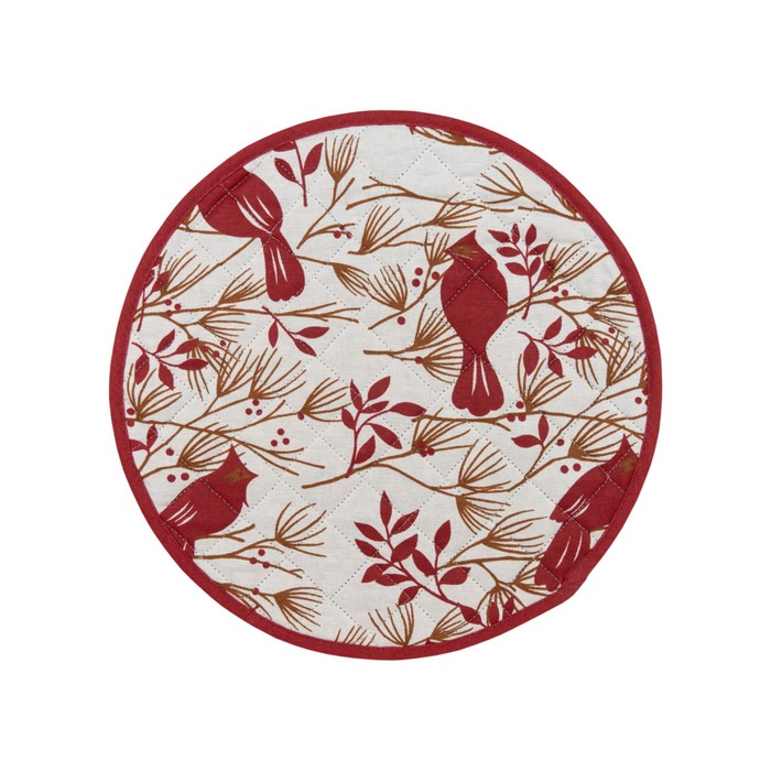 Подушка на табурет Waxbird, размер d=34 см, цвет красный
Подушка на табурет Waxbird, размер d=34 см, цвет красный