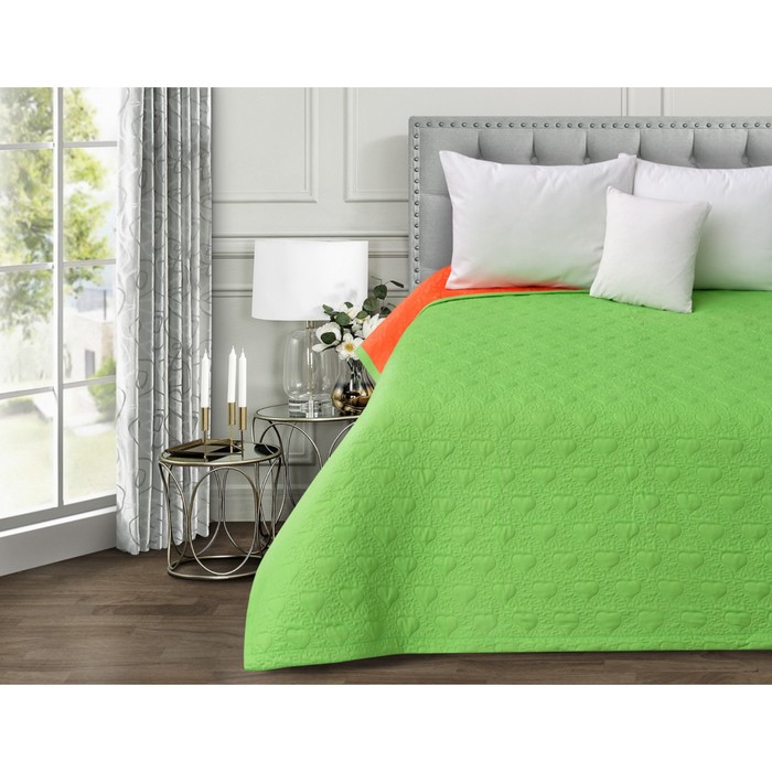 Покрывало стеганное Grass and orange, размер 150х200 см, цвет зеленый
Покрывало стеганное Grass and orange, размер 150х200 см, цвет зеленый