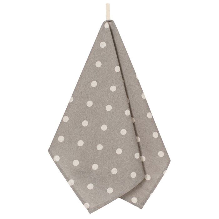 Полотенце кухонное Grey polka dot, размер 45х60 см, цвет серый 
Полотенце кухонное Grey polka dot, размер 45х60 см, цвет серый