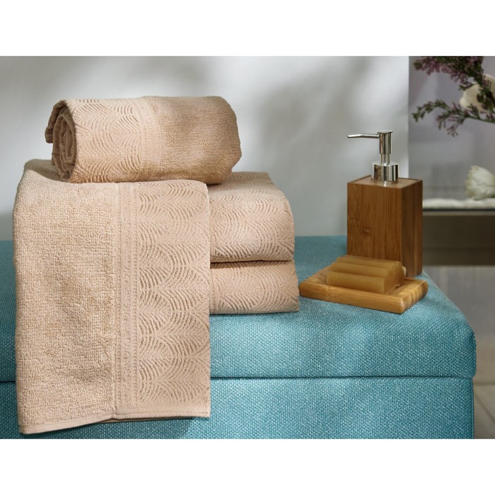 Полотенце махровое Aria almond, размер 50х80 см, цвет бежевый
Полотенце махровое Aria almond, размер 50х80 см, цвет бежевый