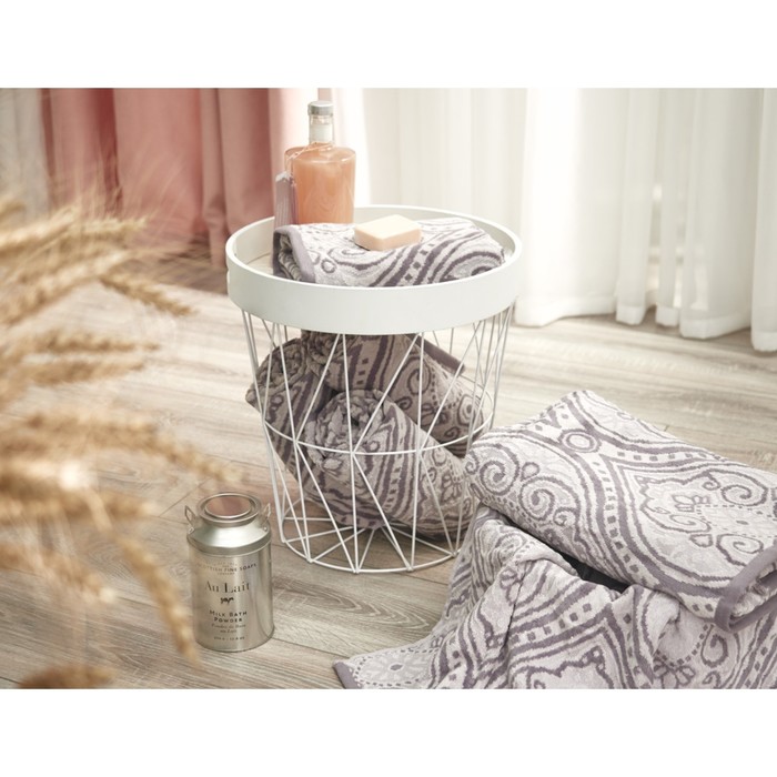 Полотенце махровое Delhi grey, размер 70х140 см, цвет серый 
Полотенце махровое Delhi grey, размер 70х140 см, цвет серый