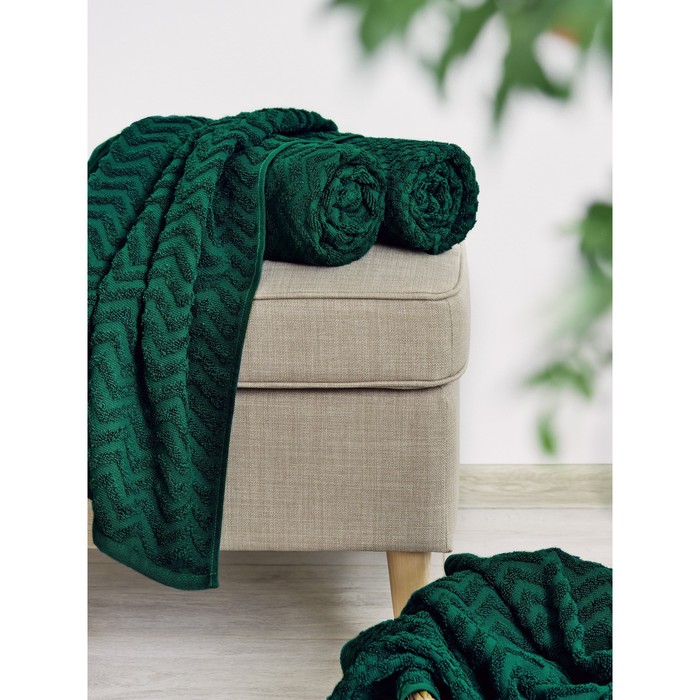 Полотенце махровое Emerald, размер 70х130 см, цвет зеленый
Полотенце махровое Emerald, размер 70х130 см, цвет зеленый