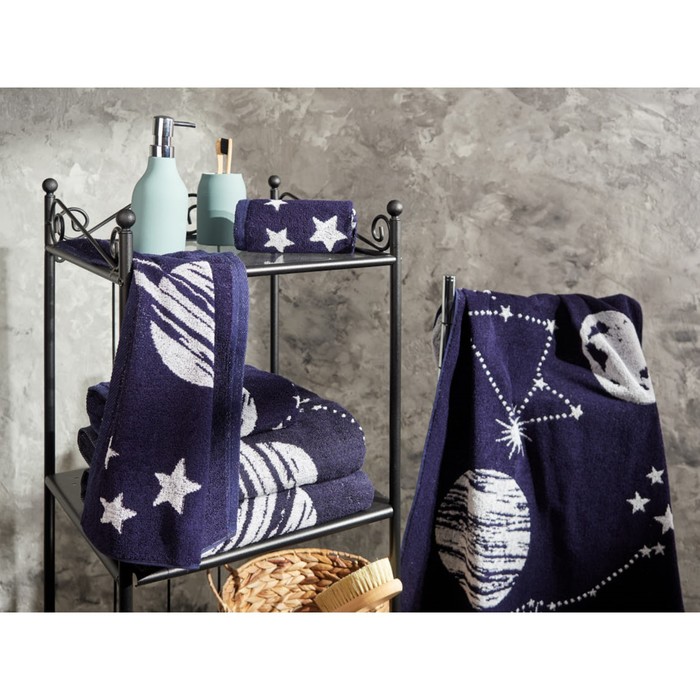 Полотенце махровое Galaxy, размер 30х50 см, цвет синий
Полотенце махровое Galaxy, размер 30х50 см, цвет синий