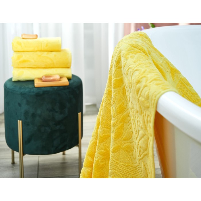 Полотенце махровое Lemon, размер 34х76 см, цвет желтый
Полотенце махровое Lemon, размер 34х76 см, цвет желтый
